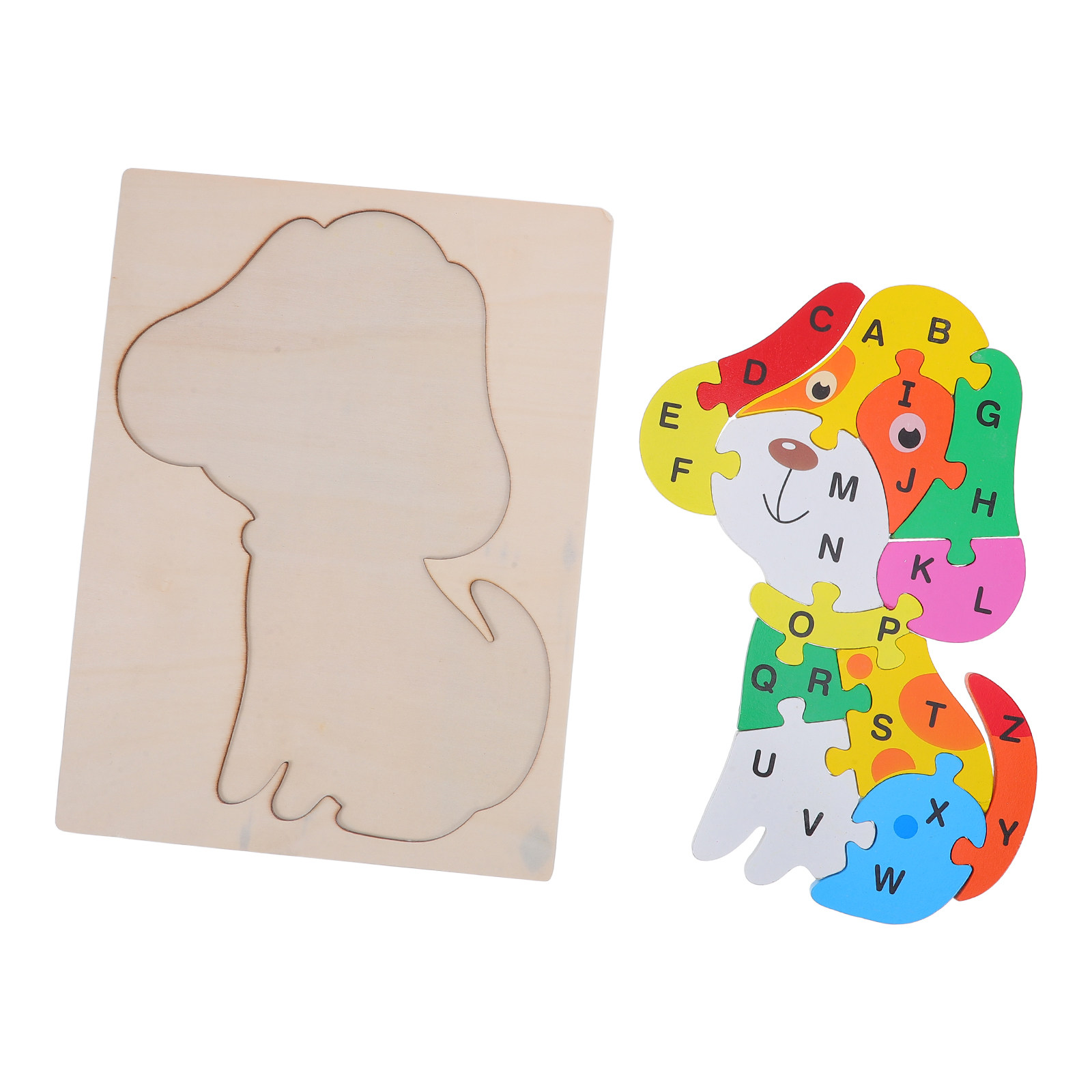 Abc Kids Early Education - 1 set houten alfabetpuzzel voor kinderen,