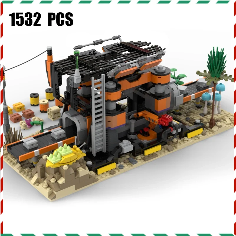 Kids Education Pdf - MOC Bevredigde fabriek bouwstenen set -
