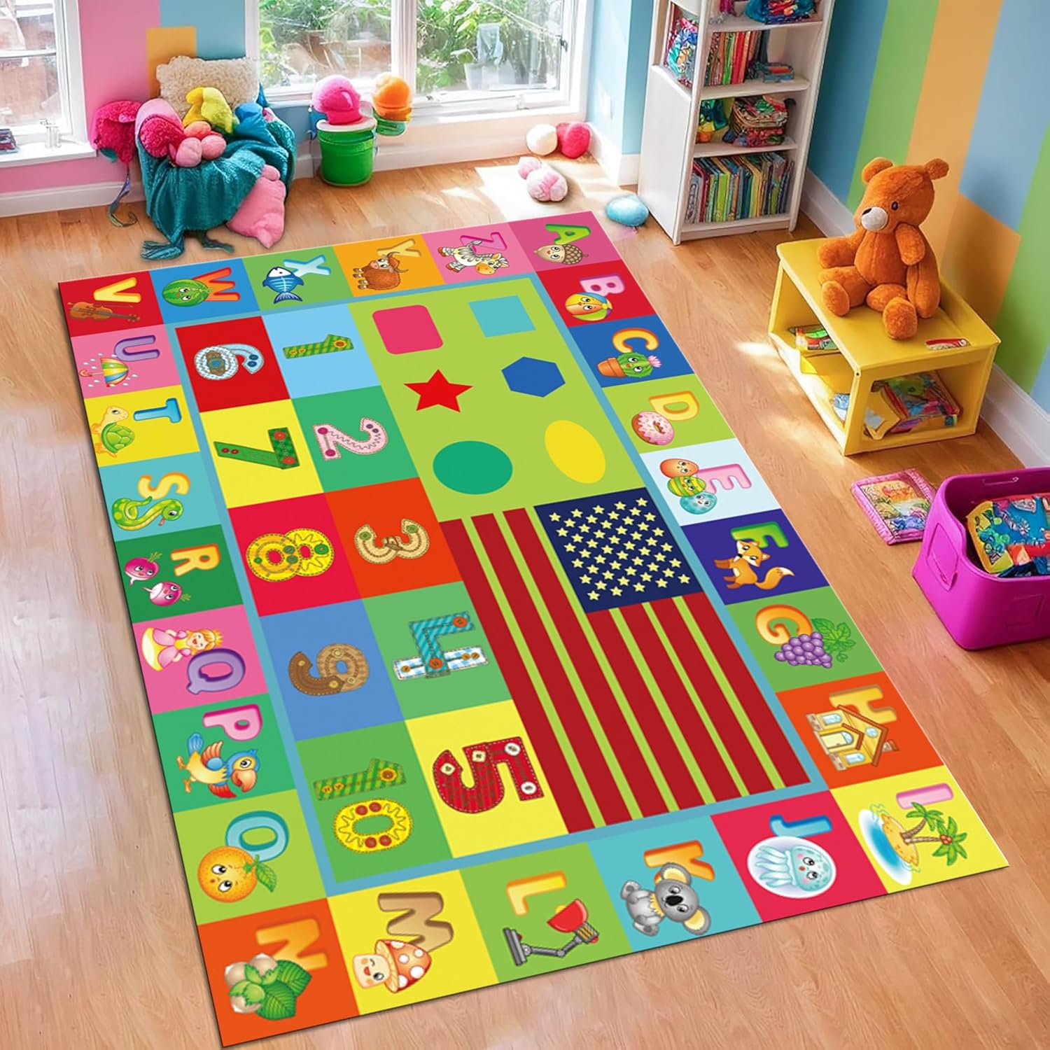 Abc Kids Early Education - ABC Early Education kinderkamertapijt, klastapijt, binnentapijt