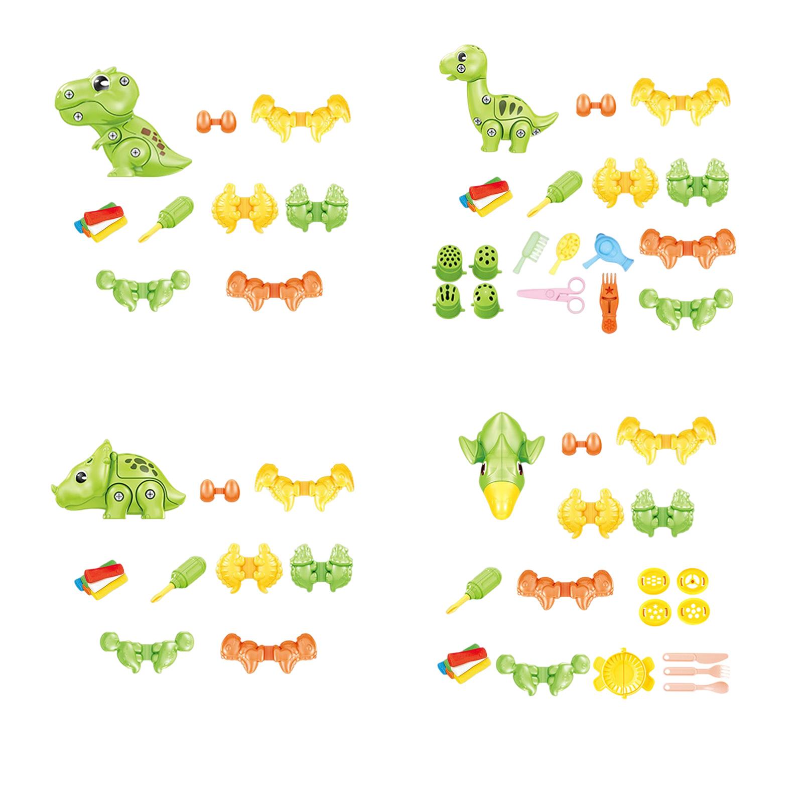 Kids Education Fun - Dinosaur Fun Gekleurde Modder Kinderen Educatief