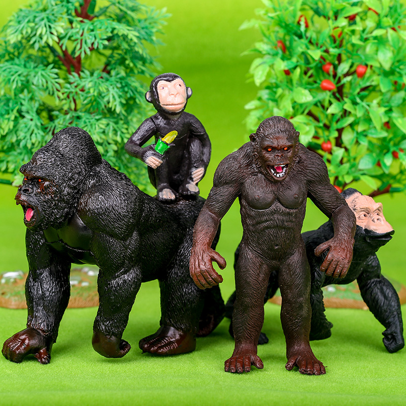 Kids Education Learn Tv - Simulatie Dier Aap Chimps Gorilla Model