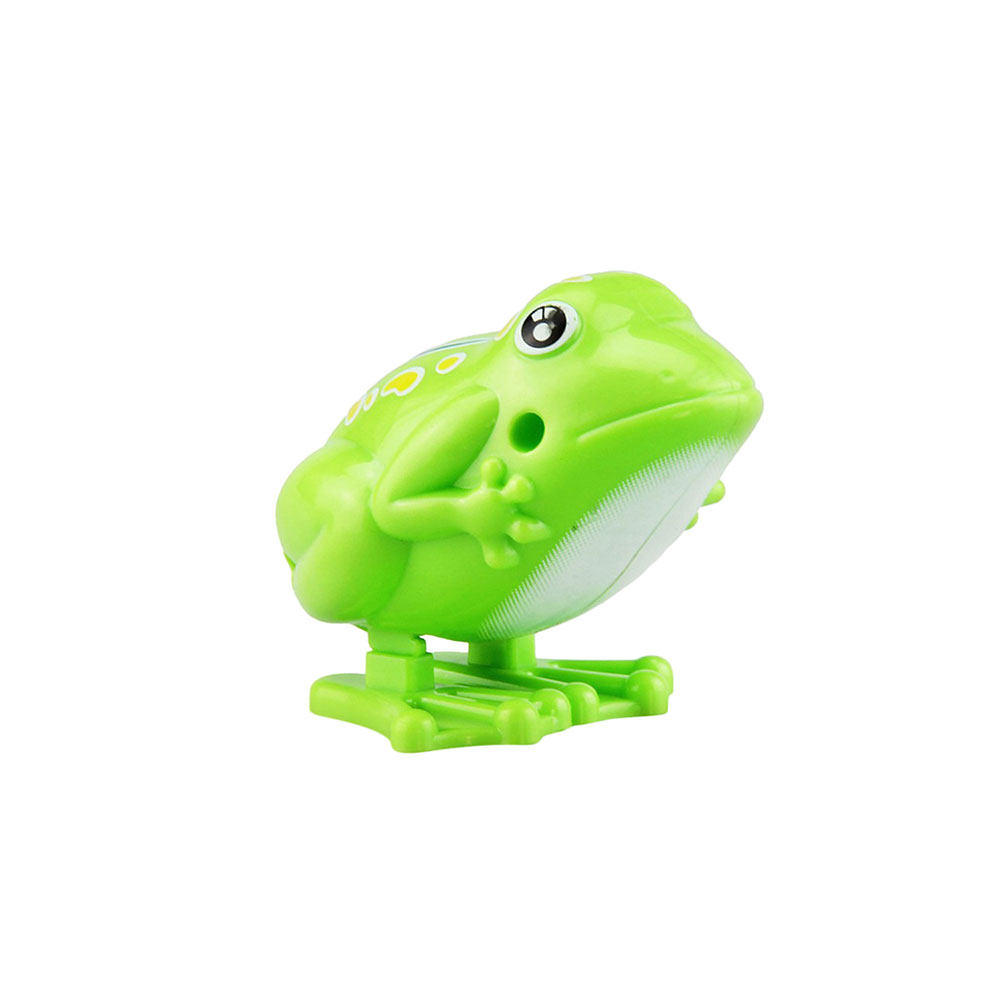 Kids Education Fun - 5 stuks opwindbare kikkers springen, plastic