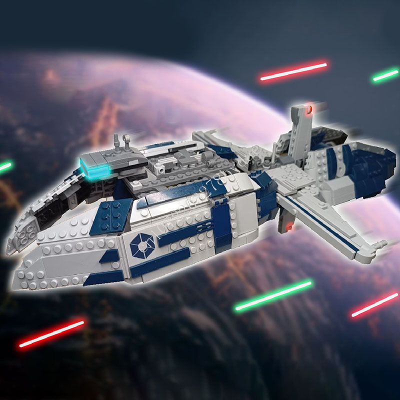 Kids Education Pdf - 690 PCS Sci-Fi Star Frigate Bouwstenen