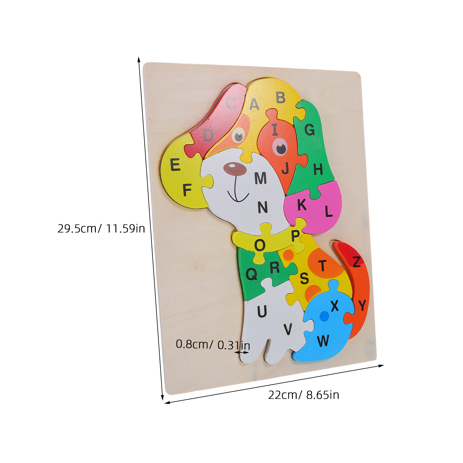 1 set houten alfabetpuzzel voo - Abc Kids Early Education recensie en prijs