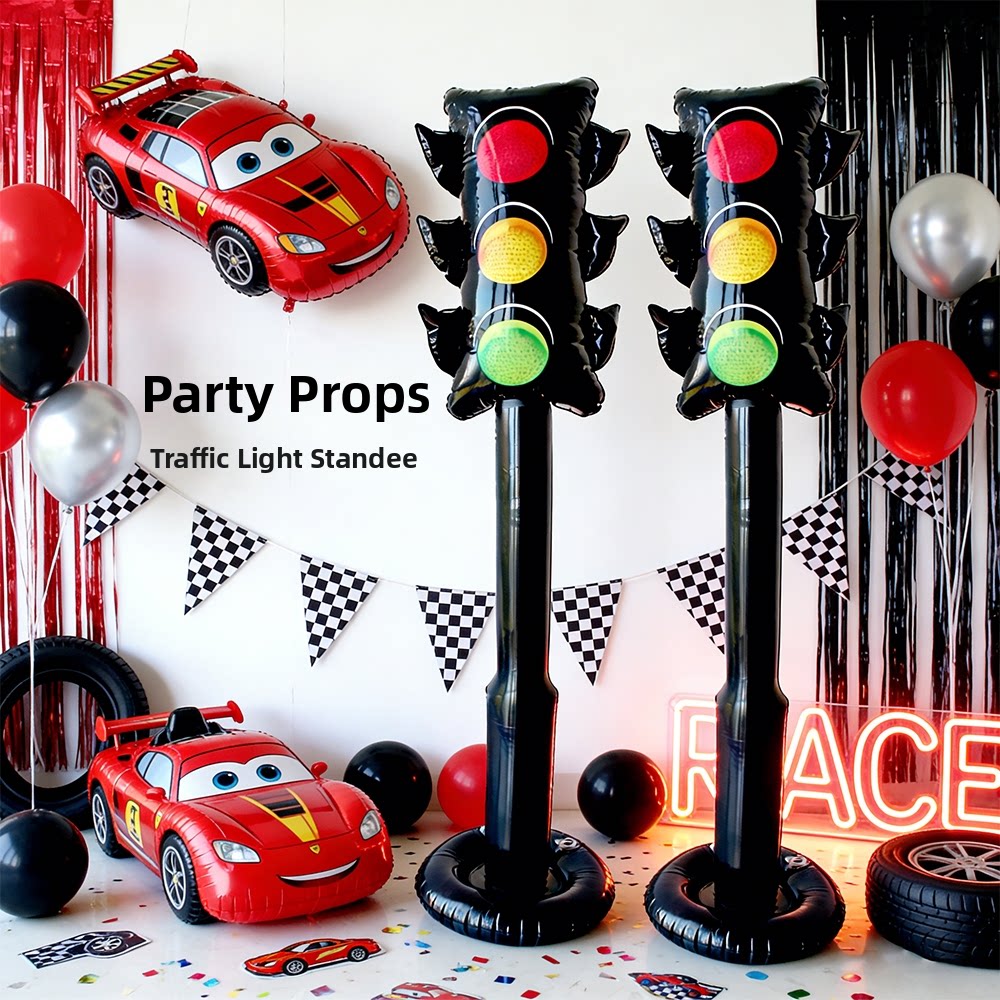 Opblaasbaar verkeerslicht spee - Kids Early Education Photos recensie en prijs