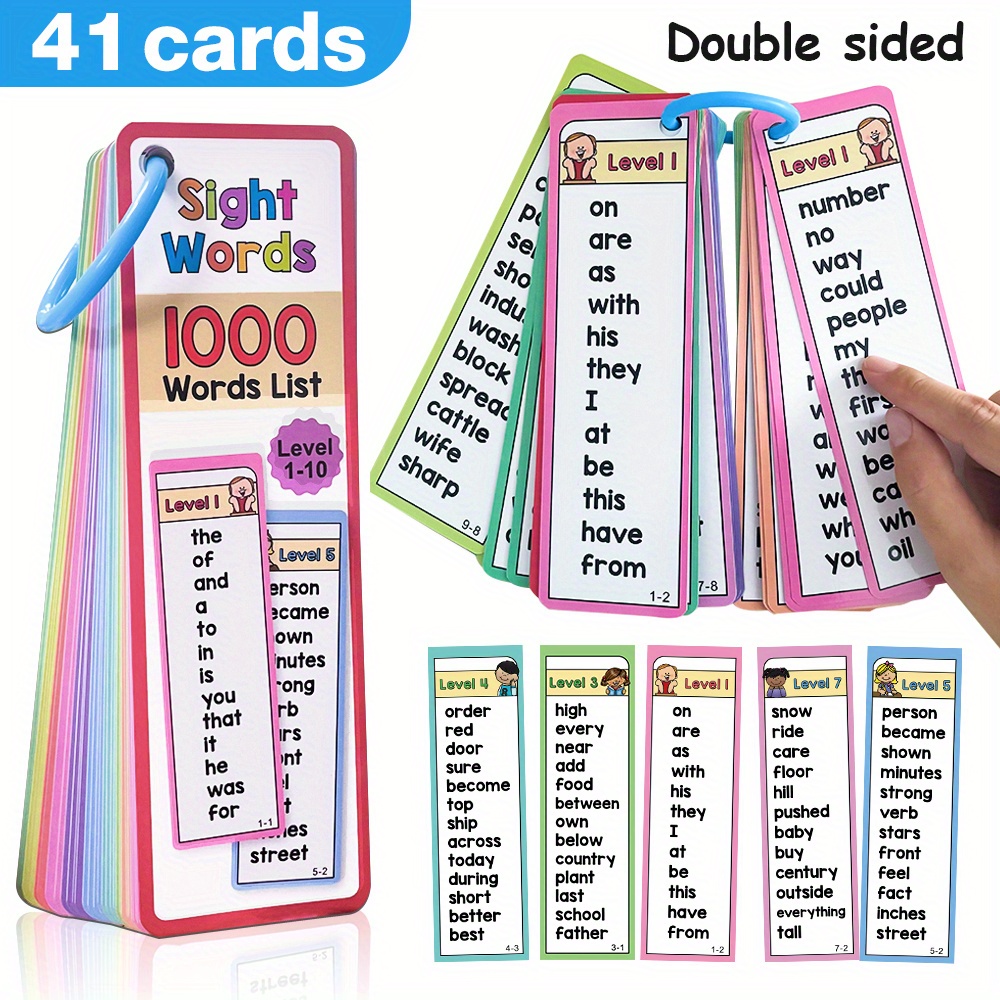1000 zichtwoorden Flash-kaarte - Kids Education Fun recensie en prijs