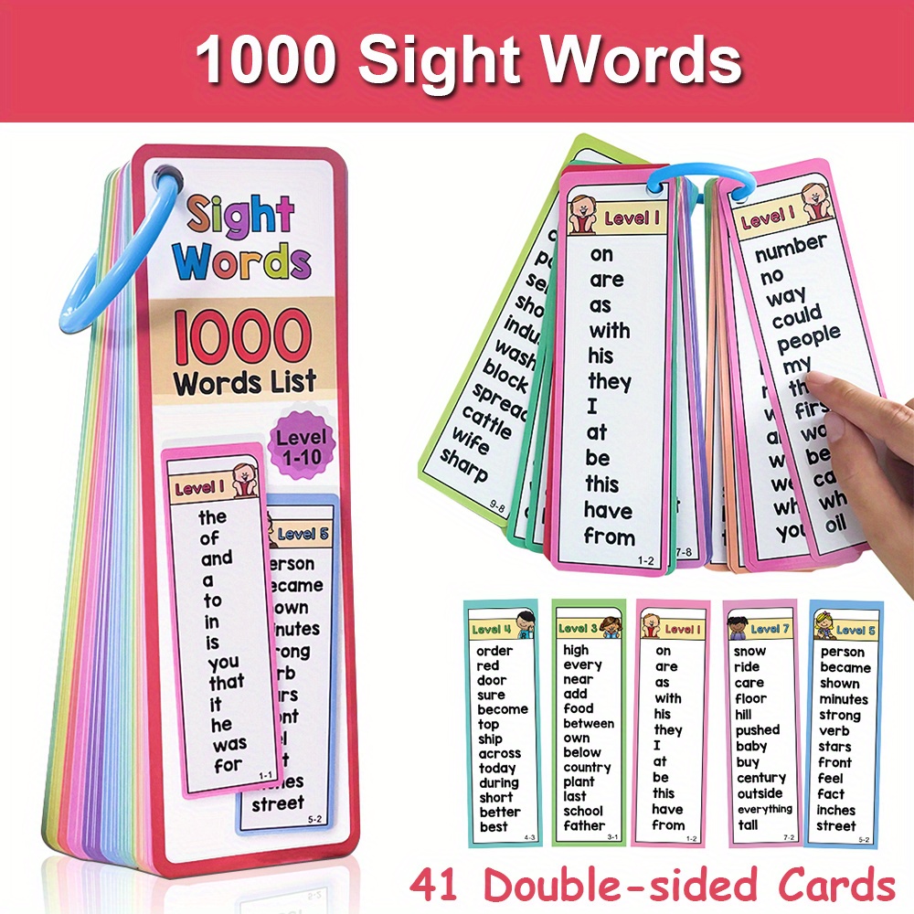 1000 zichtwoorden Flash-kaarte - Kids Education Fun recensie en prijs