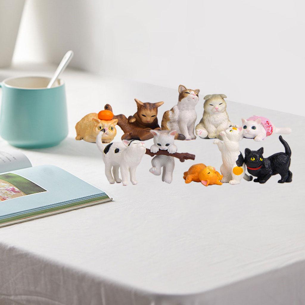 10/Set Schattige kattenfiguren - Kids Education Learn Tv recensie en prijs