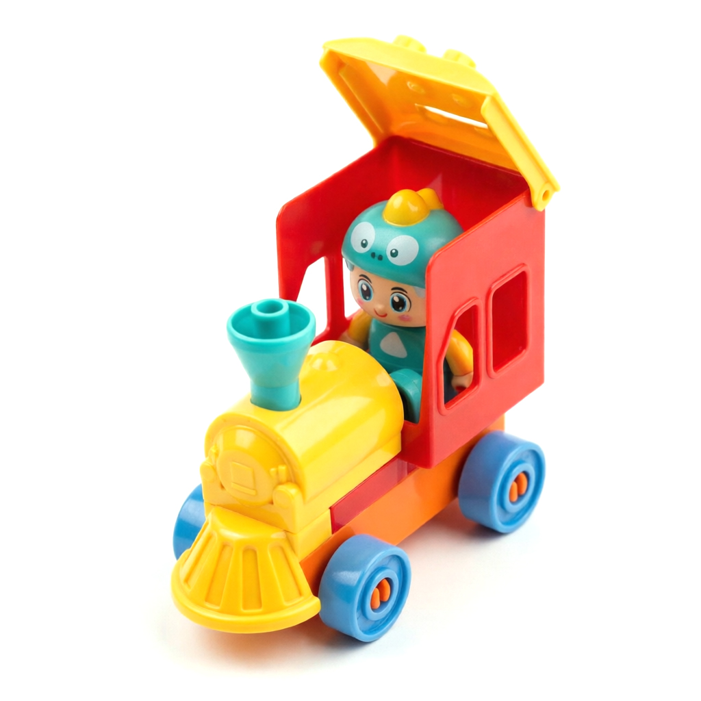 Grote deeltjes bouwstenen trei - Abc Kids Early Education recensie en prijs