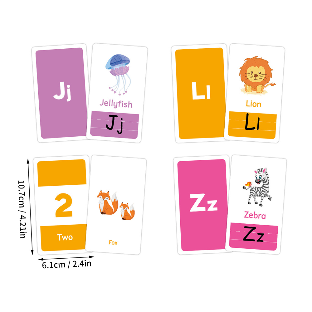 58PCS ABC Alfabet Flashcards M - Abc Kids Early Education recensie en prijs