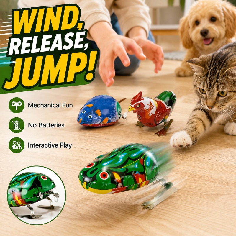 Traditioneel opwindbaar spring - Kids Education Fun recensie en prijs