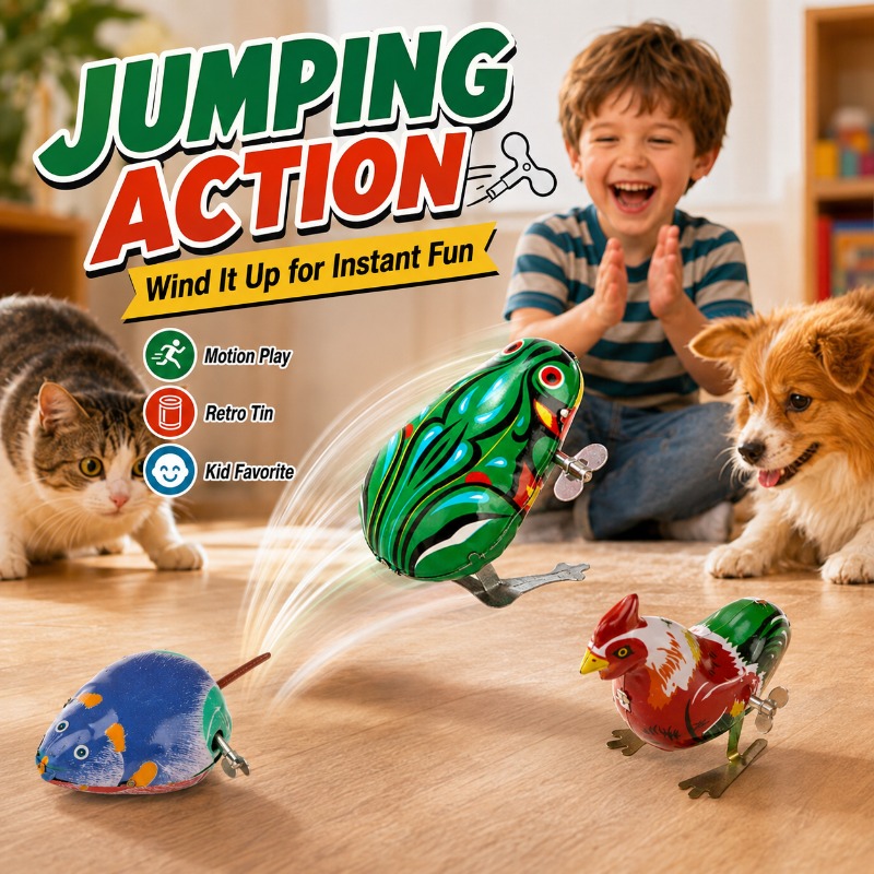 Traditioneel opwindbaar spring - Kids Education Fun recensie en prijs