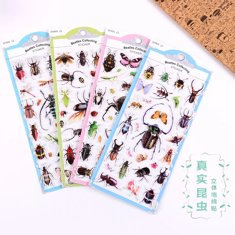 Hot Sale 3D levensechte insect - Kids Education Charts recensie en prijs