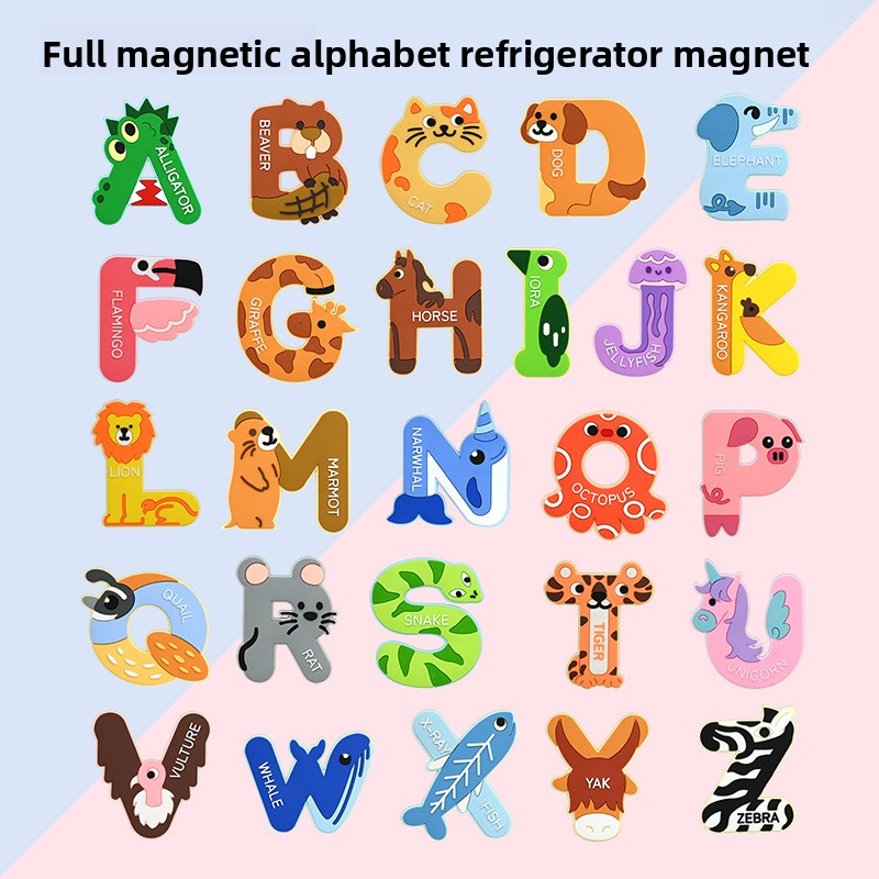 Schattige dierenalfabet koelka - Abc Kids Early Education recensie en prijs