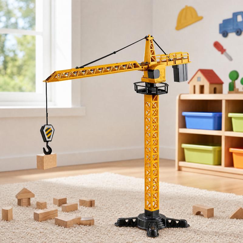 Speelgoed torenkraan, gesimule - Kid Education recensie en prijs