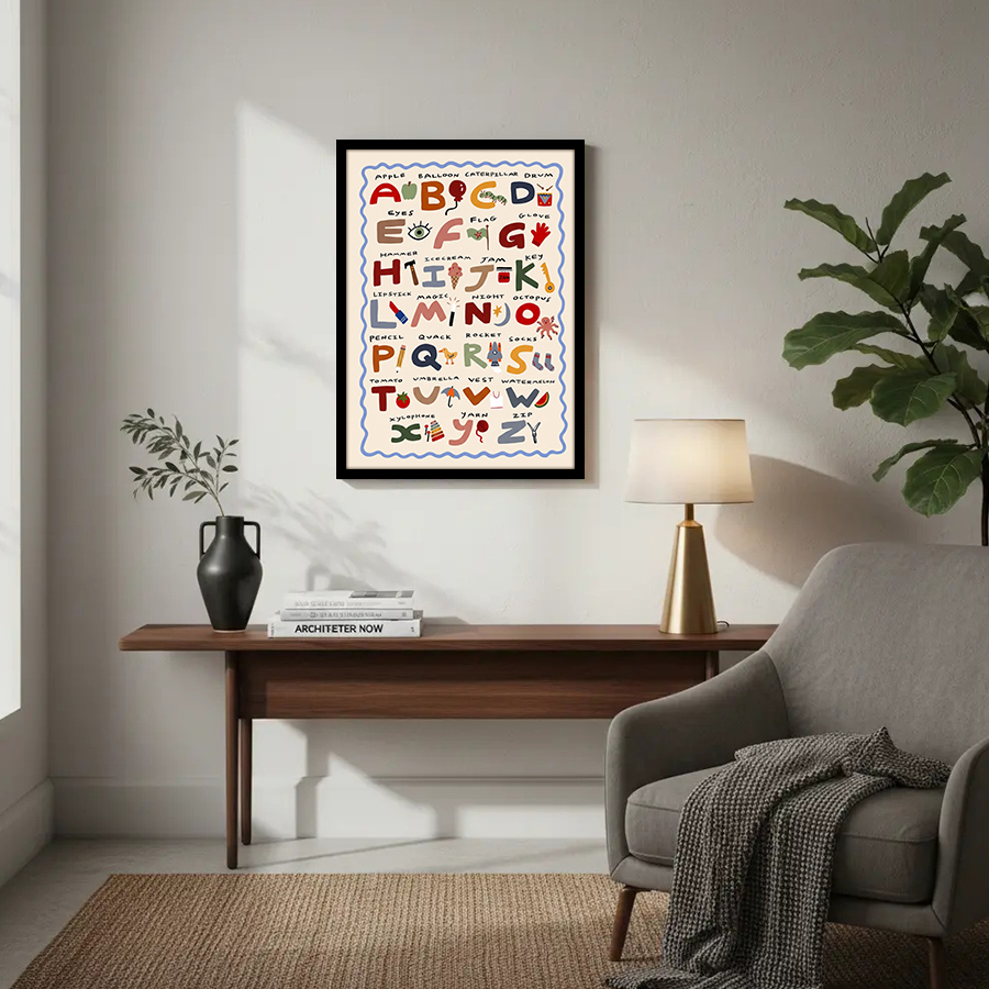 Kinderen Alfabet ABC Poster Ca - Kids Education Charts recensie en prijs